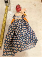 Vintage Doll - appears hand sewn outfit