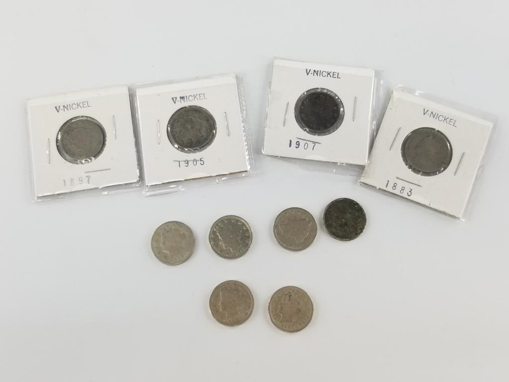 Assorted US lot mostly Liberty nickels
