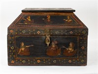 Indian Mughal Style Painted Wedding Box