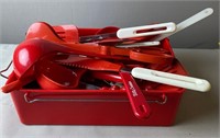 Red & White Cooking Utensils