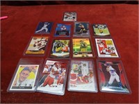 (13)Misc. stars sports cards. Trading cards.