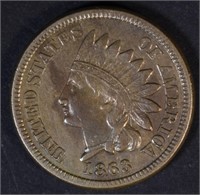 1863 INDIAN CENT, XF