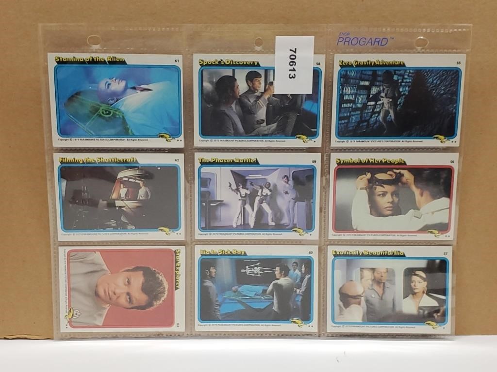 1979 Star Trek Collector Cards & Puzzle Pieces Lot