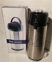 Choice 3L stainless steel coffee thermos.