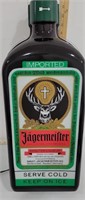 25in tall Jagermeister lighted bottle bar sign