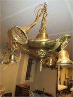 BRASS CEILING LIGHT FIXTURE