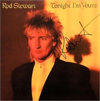 Rod Stewart signed "Tonight I'm Yours" album