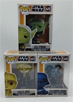 (S) Funko pop Star wars including concept series