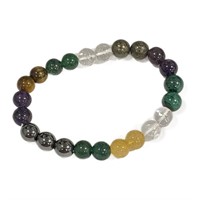 Natural Gemstone Beaded Bracelet