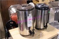 LOT, 2 PCS. ASST SIZE S/S INSULATED DRINK THERMOS