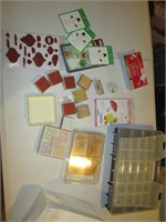 stamps and organizer