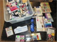 embossing and glitter supplies