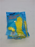 5 DG yellow reusable gloves