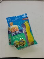 4 large mr clean latex gloves