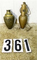 2 – Brass plumb bobs, G-Vg: Stanley, Trout’s