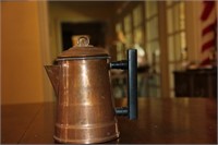 Vintage brass coffee percolator