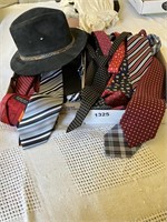 Lot-2 bxs. Men's Ties & Hat