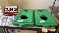Lot of 2 Recycle Lids