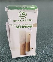 Two (2) Benz Saxophone Reeds