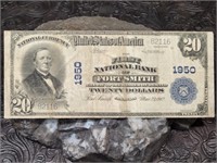 1912 First Nat'l Bank Fort Smith Ark $20 Note