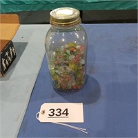 Jar with Marbles