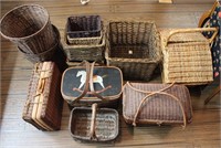 Large Vintage Basket Collection