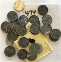31 Steel 1943 Lincoln War Pennies