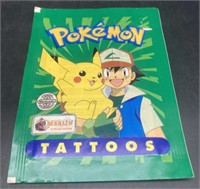 (JT) Pokémon 1999 tattoos sealed pack