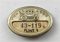 VINTAGE FISHER BODY EMPLOYEE BADGE