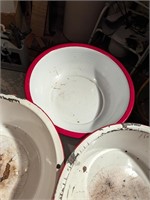 (3) Enamelware Bowls