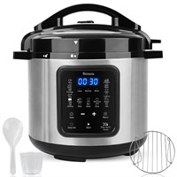 Electric Pressure Cooker: 6 Quart 9-in-1