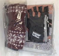 New Lot of 2 Items 
Wrist Warmers & Bike Gloves