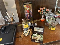 Steiff German Bear, Oriental Doll, Music Box