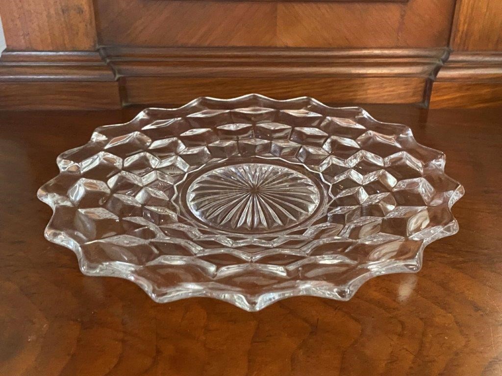 Fostoria Americana Glass Plate