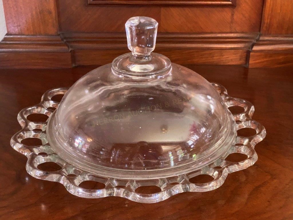 Vintage Covered Butter Dish