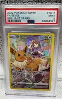 2022 Pokémon SWSH FA/Eevee Brilliant Stars PSA 9