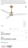 CEILING FAN (OPEN BOX, POWERS ON)