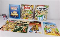 7 BD's/Bandes dessinées de Astérix dont Le Devin