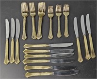 Reed & Barton Gold Tone Flatware