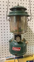 Coleman camping propane lantern. Measures 13