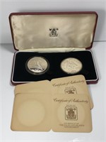 FALKLAND ISLANDS: 1979 Silver 2-Coin Proof Set