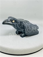 black raven bird - resin - 10L x 5