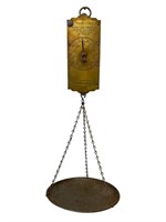 Vintage Chatillon’s Hanging Brass Scale