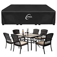 Kipiea Patio Furniture Set Cover, Outdoor