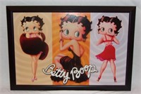 Wooden Betty Boop picture.