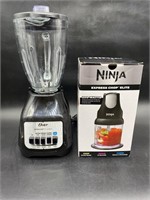 (2) Oster Mixer w/ Glass Canister & Ninja