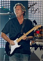 Autograph COA Eric Clapton Photo