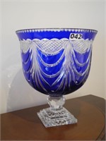 Cut Crystal Pedestal Bowl