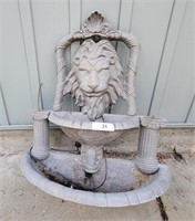 Aluminum Lion Fountain/ Pump Needs Replaced