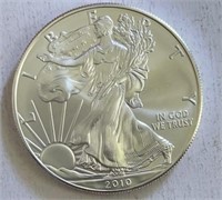 2010 Silver Eagle GEM BU